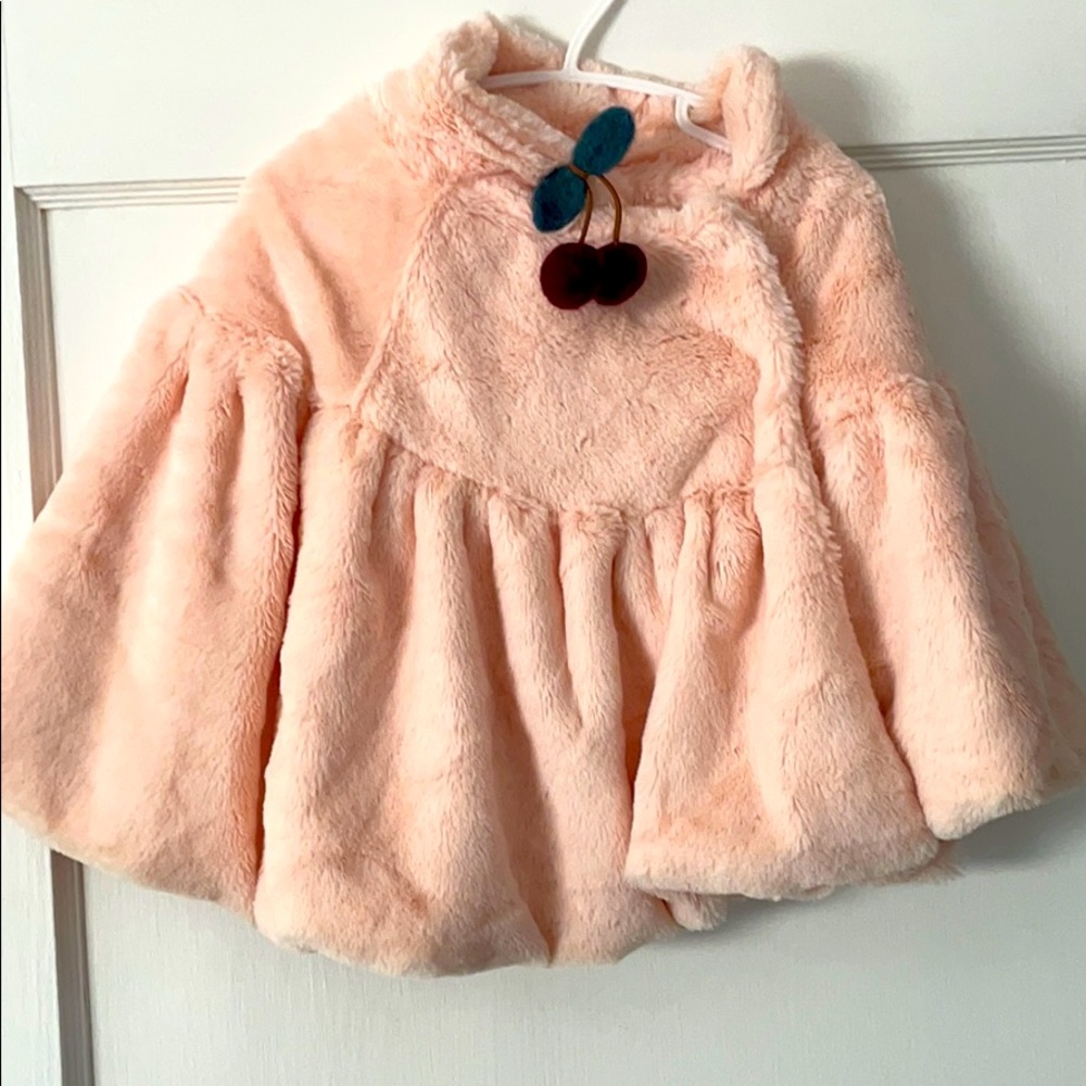 Faux Fur Poncho